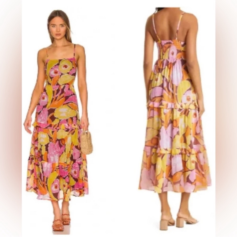 BANJANAN Floral Midi Dress - Picture 3 of 15